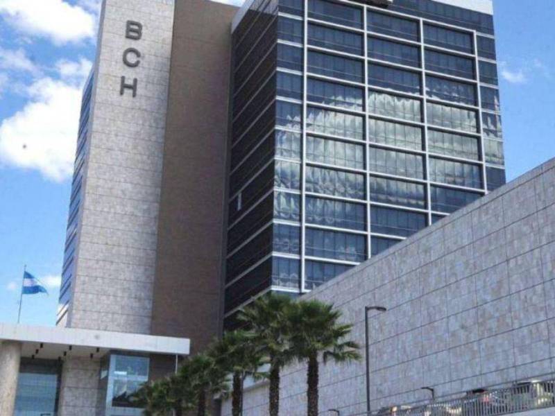 Vista de las instalaciones del Banco Central de Honduras en Tegucigalpa.