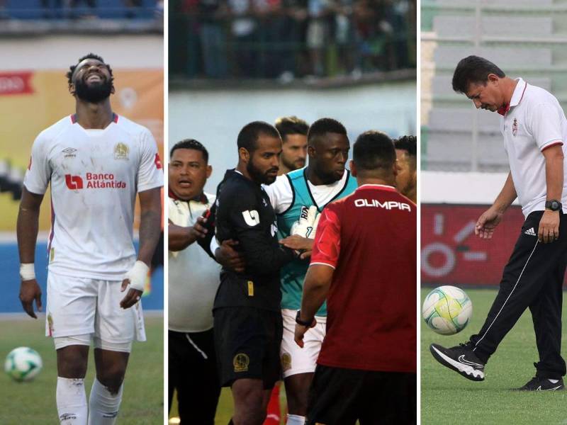 Las imágenes que nos dejaron los partidos dominicales de la Jornada 16 del Torneo Clausura 2023 que terminaron en empates Olancho FC 1-1 Olimpia y Motagua 2-2 Real Sociedad.