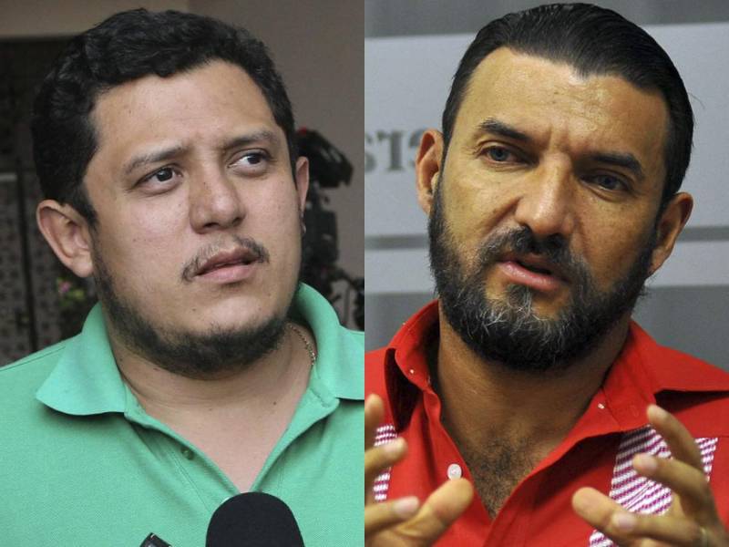 Los diputados de Libre, Edgardo Casaña y Rasel Tomé.