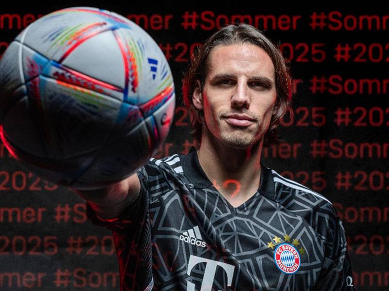 El Bayern Múnich ha anunciado el fichaje del guardameta suizo Yann Sommer hasta junio de 2025.