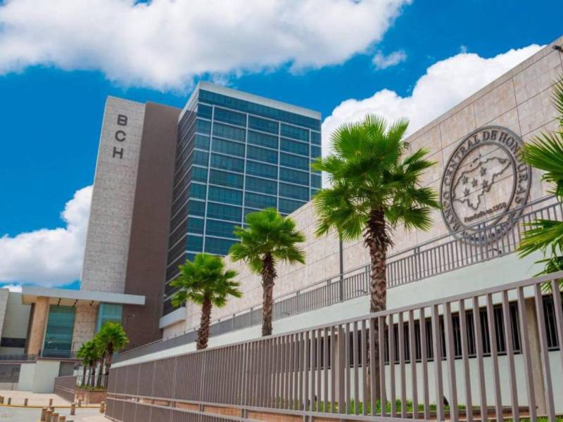 Edificio sede del Banco Central de Honduras en Tegucigalpa.