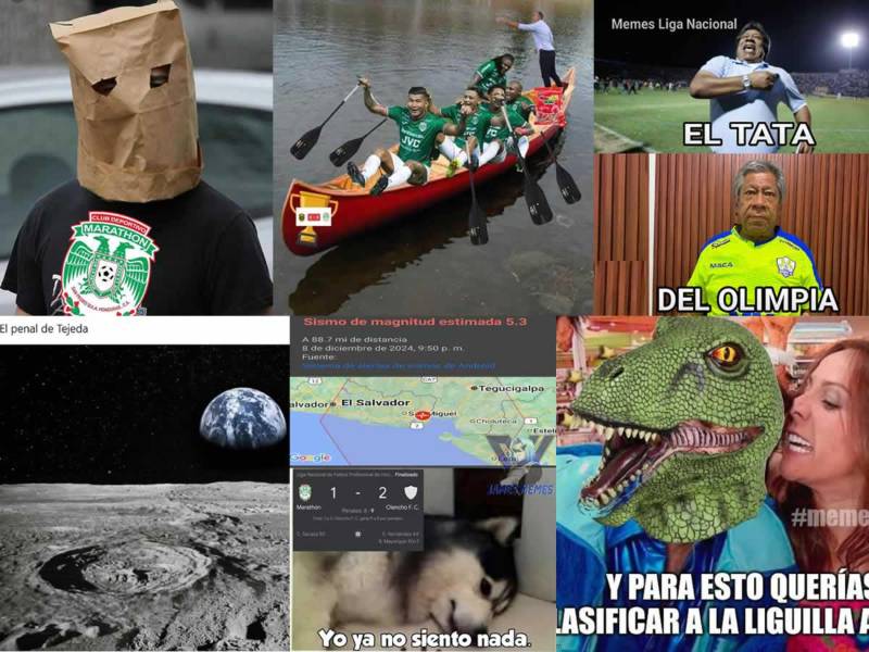 Marathón fue eliminado por los Potros del Olancho FC en el repechaje del Torneo Apertura 2024 y los memes no se hicieron esperar para burlarse de los verdolagas.