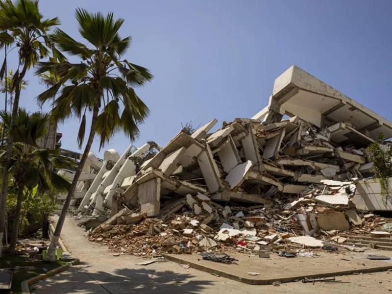 Imagen de vivienda afectada por sismo.