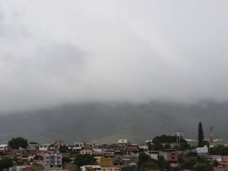 Una mañana nublada en Tegucigalpa.