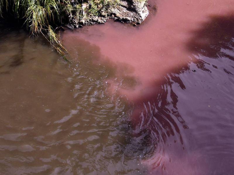 Fotografía que muestra la contaminación en el río Las Vacas este martes, en Ciudad de Guatemala (Guatemala).