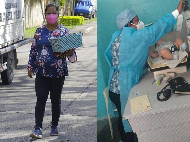 Blanca Pérez vende más de 200 galletas diarias para pagar la medicina y terapias que recibe su hijo de 12 años. Foto: Moisés Valenzuela