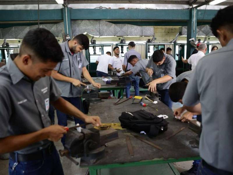 Estudiantes del Infop-SPS en sus talleres académicos.