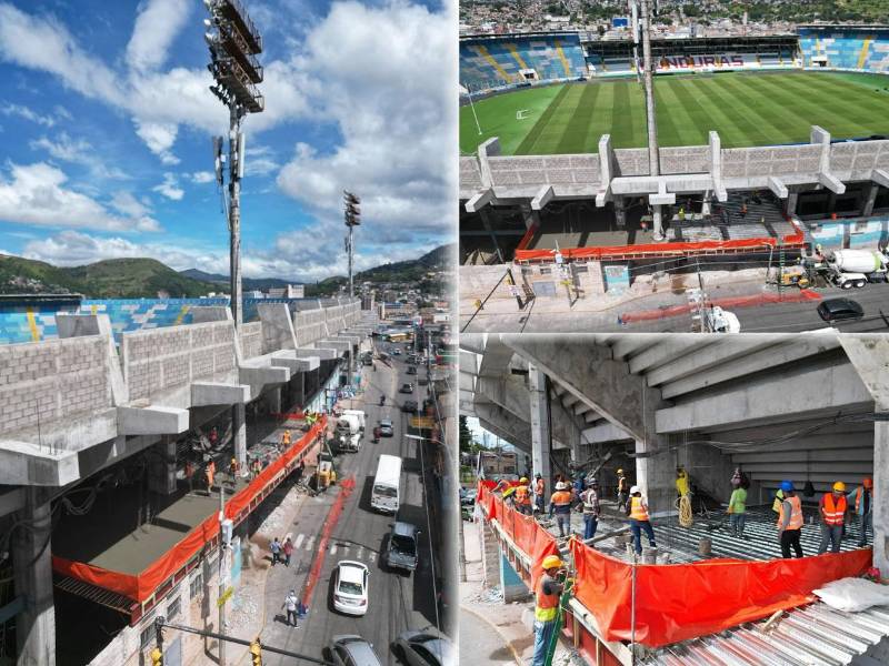 Condepor publicó los avances del nuevo proyecto que se está construyendo en el estadio Nacional Chelato Uclés de Tegucigalpa.