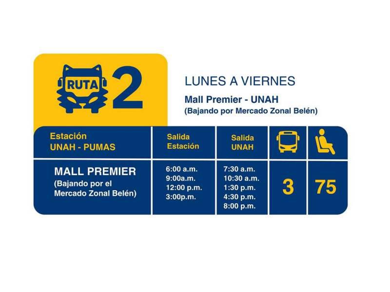Transporte gratuito de la Unah: estas serán las rutas disponibles en Tegucigalpa
