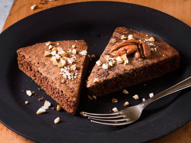 Tarta de chocolate y almendras