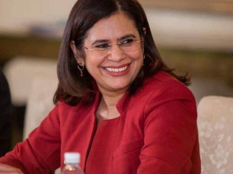 Rixi Moncada, aspirante presidencial del partido Libertad y Refundación.