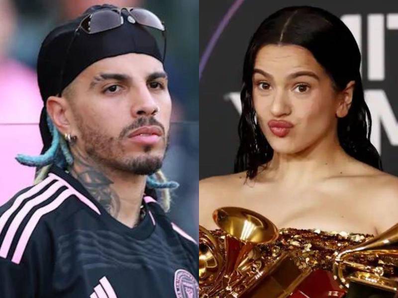 La ex pareja Rauw Alejandro y Rosalía.
