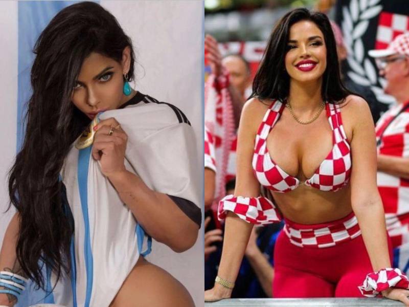 Suzy Cortez es una reconocida admiradora Lionel Messi, capitán y estrella de la Selección de Argentina. Ivana Knöll es la aficionada más famosa que tuvo Croacia en el Mundial de Croacia.