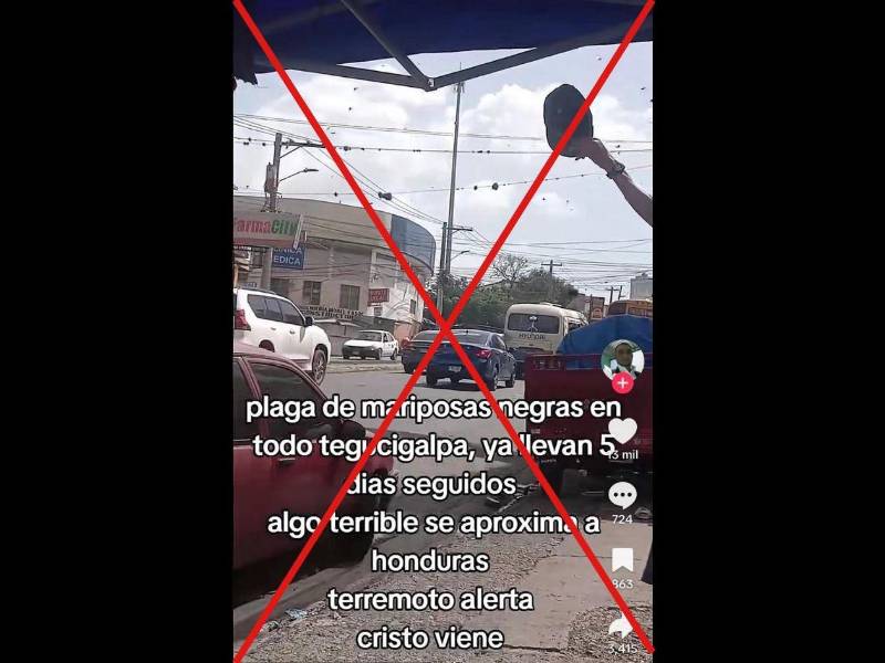 Captura de pantalla a una publicación de TikTok hecha el 14 de julio de 2026.