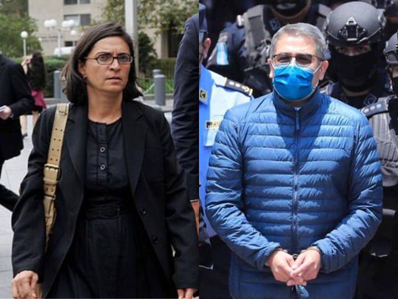 Sabrina Shroff se incorporó a la defensa de JOH en enero de 2023 con el objetivo de analizar la información clasificada de la Fiscalía sobre el caso de Hernández.