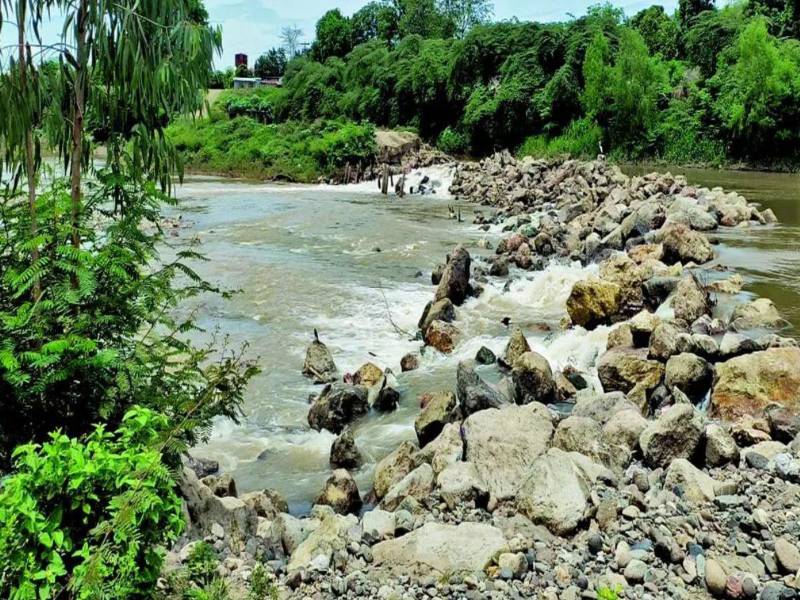 Copeco descarta contaminación en río Chamelecón.