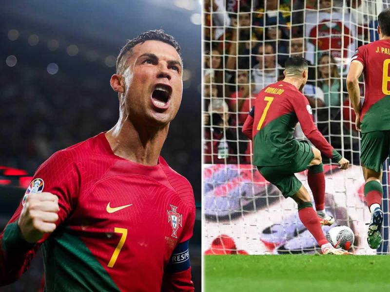 Cristiano Ronaldo marcó un doblete en el triunfo de Portugal sobre Eslovaquia.