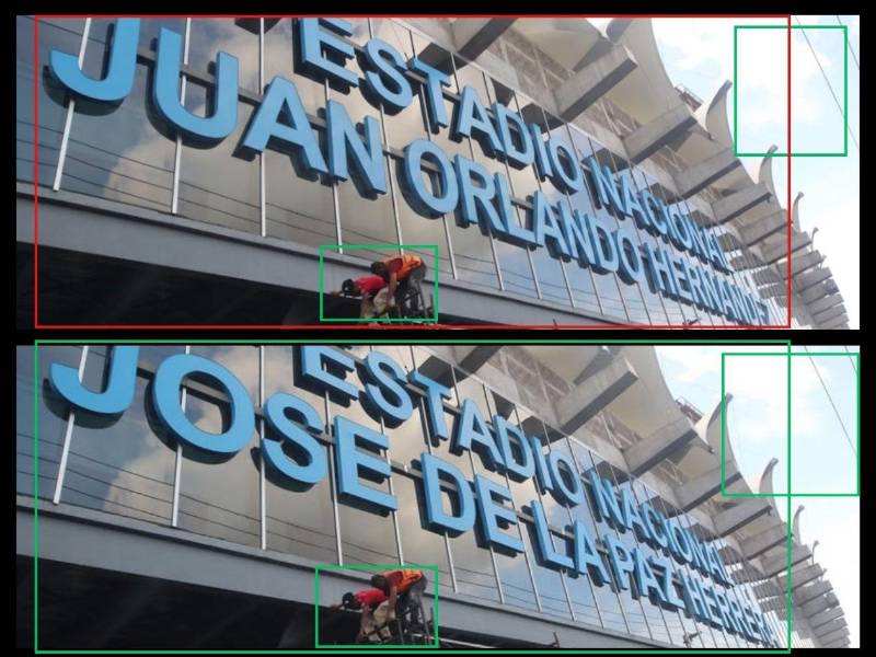 Inconsistencias detectadas por LA PRENSA Verifica durante un análisis visual entre el contenido falso y uno verídico.