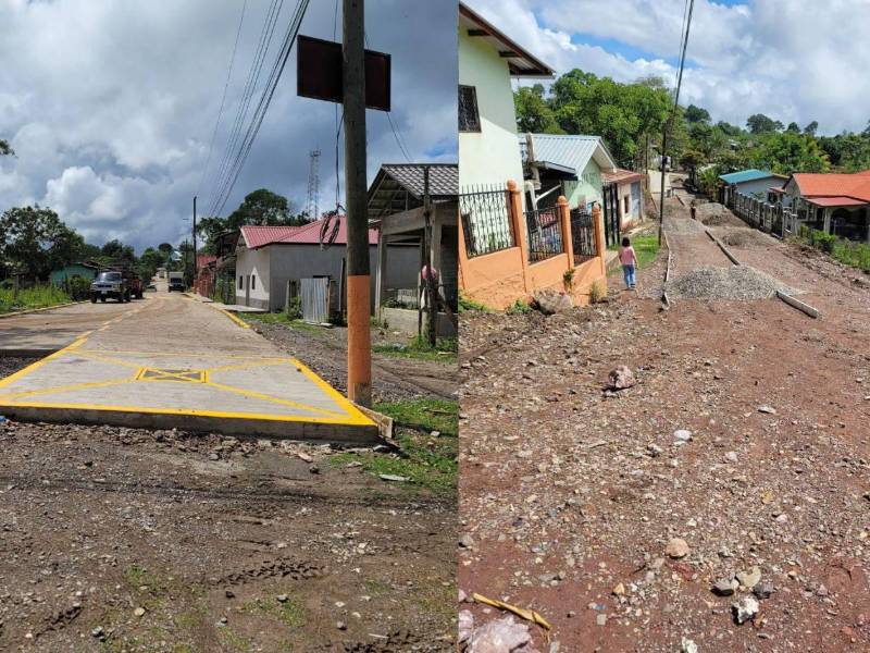 Así se encuentra actualmente el proyecto que fue planificado para ejecutarse en el barrio La Esperanza.