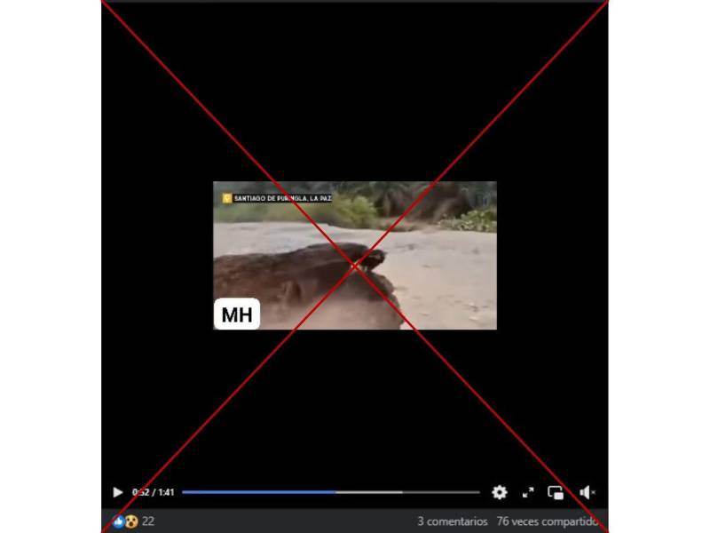 Captura de pantalla a una publicación de Facebook hecha el 17 de octubre de 2025.