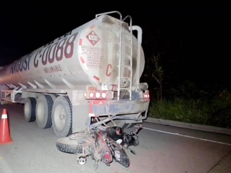 Escena del accidente.