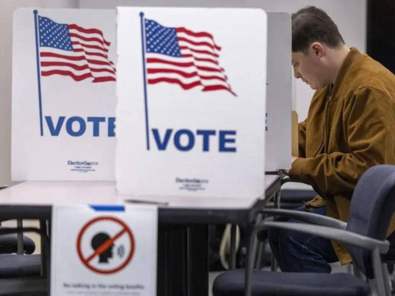 Imagen de archivo de elecciones en Estados Unidos.