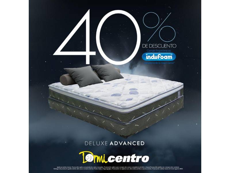 Encuentra camas Indufoam de alta calidad con imperdibles descuentos en Dormicentro
