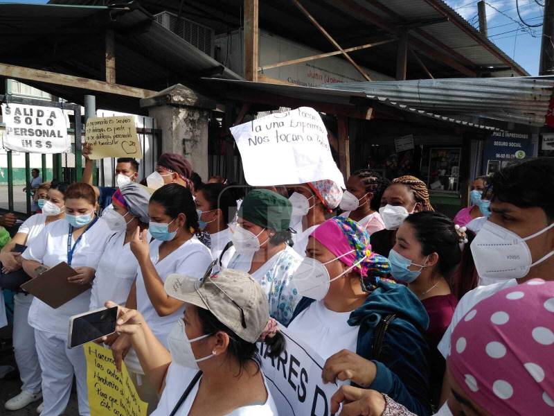 Las enfermeras y enfermeros piden a las autoridades solventar la problemática, sino, continuarán con acciones de protesta hasta llegar a acuerdos.