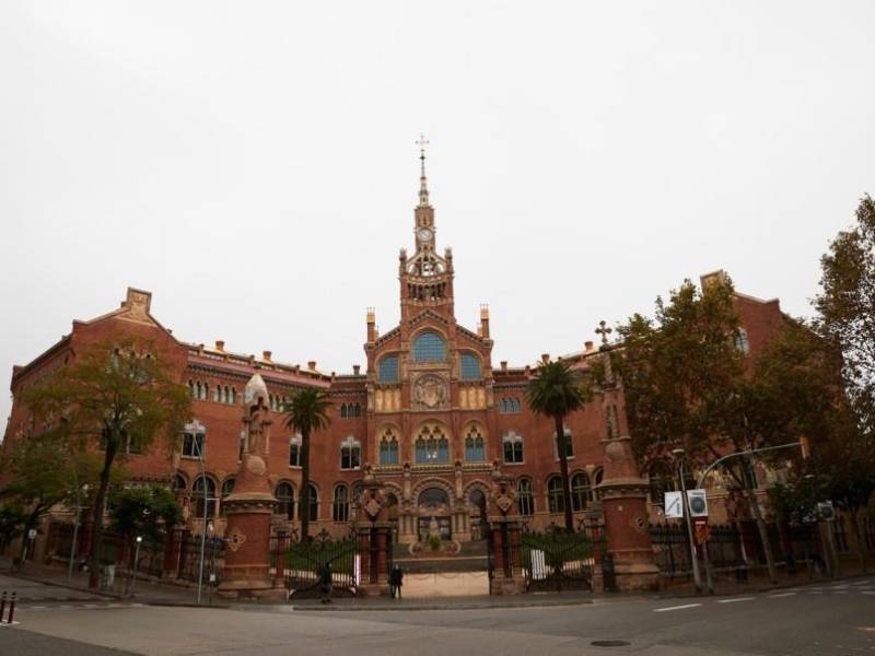 Vista de archivo del Hospital de Sant Pau de Barcelona.