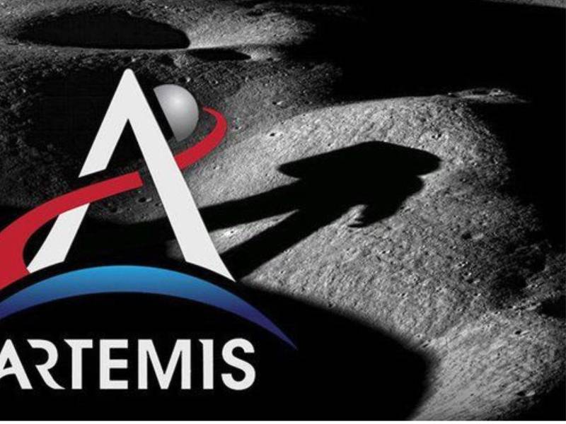 Arte gráfico de la Misión Artemis III proporcionada por la NASA.