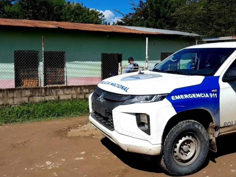 Vivienda donde fueron trasladados los cadáveres.