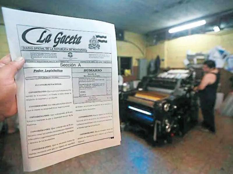El pueblo hondureño podrá consultar libremente la legislación gracias al Convenio de Acceso Universal y Gratuito a las Leyes de la República publicadas en La Gaceta.