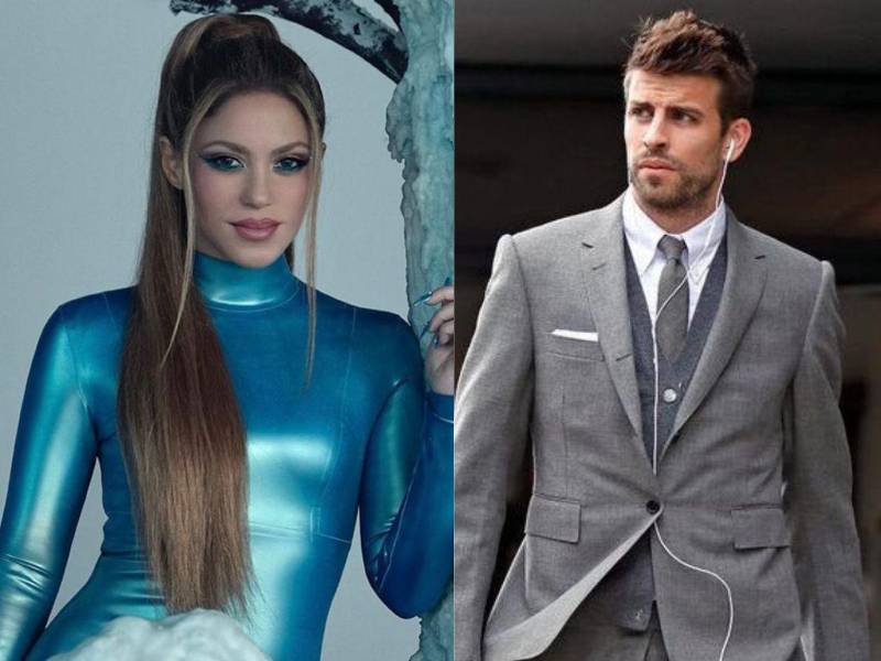 La cantante Shakira y el ex futbolista Piqué.