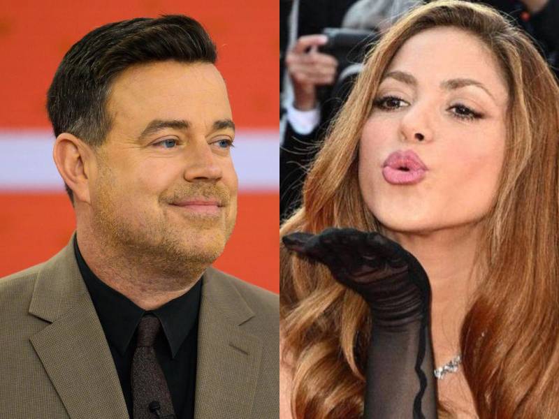 Shakira y el presentador fueron vistos muy cariñosos en un partido de hockey.