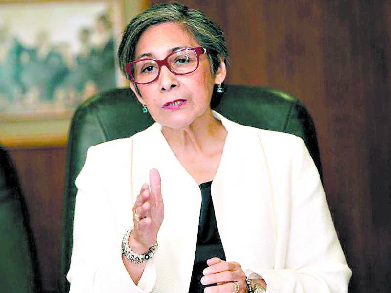 Maribel Espinoza, diputada del PSH.