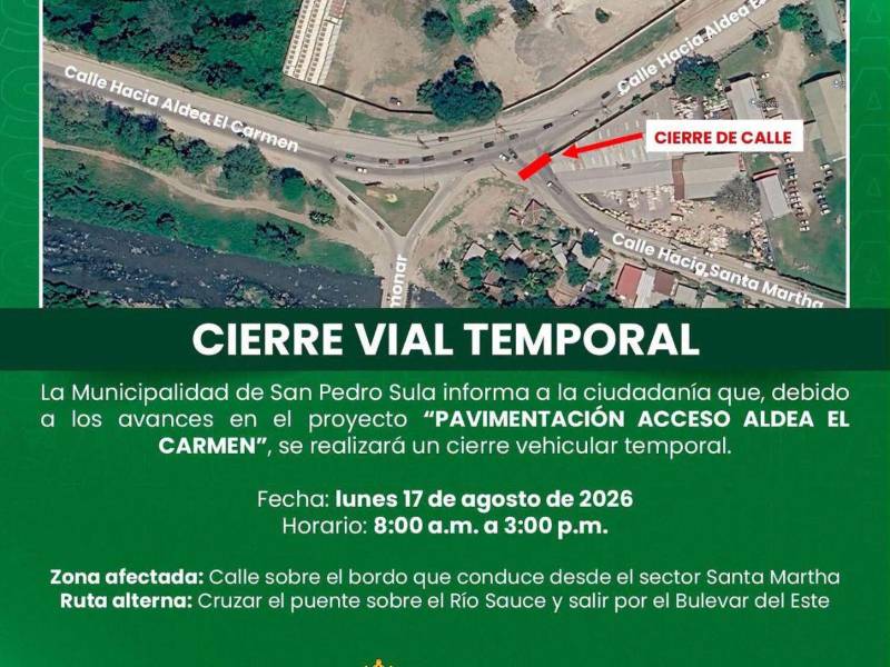 La municipalidad anunció el cierre temporal mientras los pobladores piden la presencia de policías de tránsito y municipales para que apoyen en la zona.