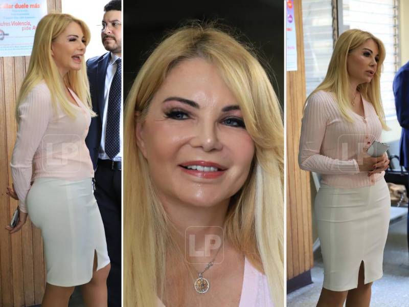 Aguas Santas Ocaña Navarro, exprimera dama de la nación, regresó al país procedente de España, esta vez por una razón estrictamente familiar.