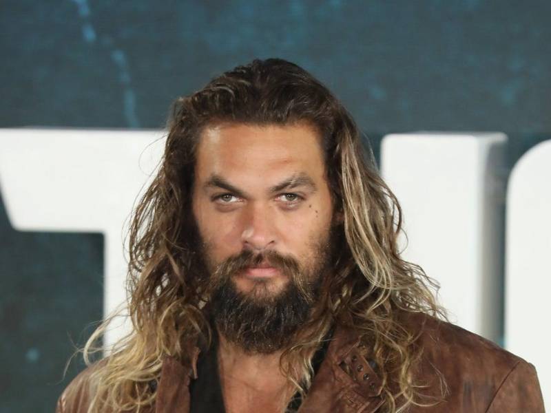 El actor hawaiano Jason Momoa, famoso por su papel en “Aquaman”.