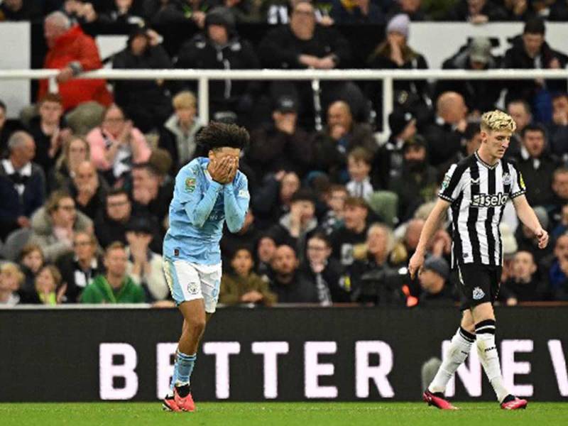 Manchester City fue eliminado este miércoles de la Copa de la Liga.