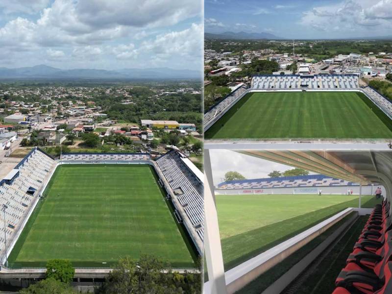 Así avanza la remodelación del estadio Juan Ramón Brevé de Juticalpa: cuántos milllones costó