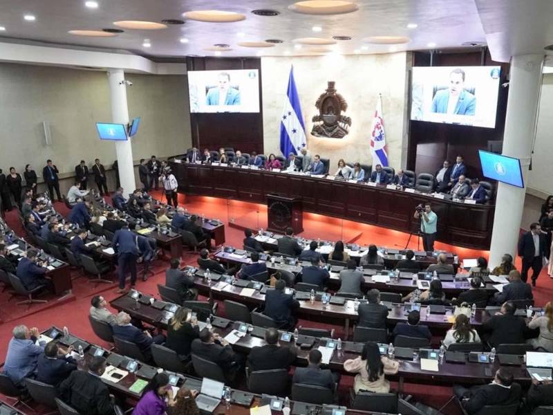 Diputados del Congreso Nacional durante una sesión.