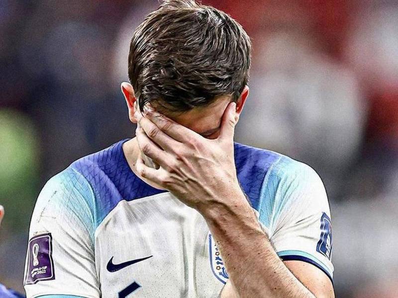 Harry Maguire es señalado en Inglaterra por sus errores.