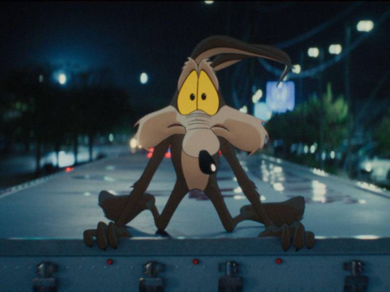 Fotograma cedido por Warner Bros. Entertainment de una escena de la película 'Coyote vs. Acme' que llegará a las salas de cinde de Estados Unidos el 28 de agosto y el 18 de septiembre a España. En Honduras está disponible desde hoy.