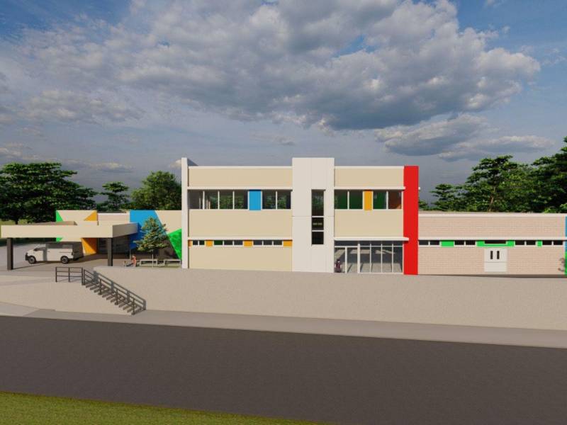 El edificio constará de dos niveles y cuatro quirófanos.