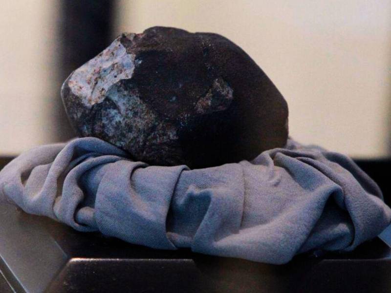 Así luce el primer meteorito hondureño confirmado.