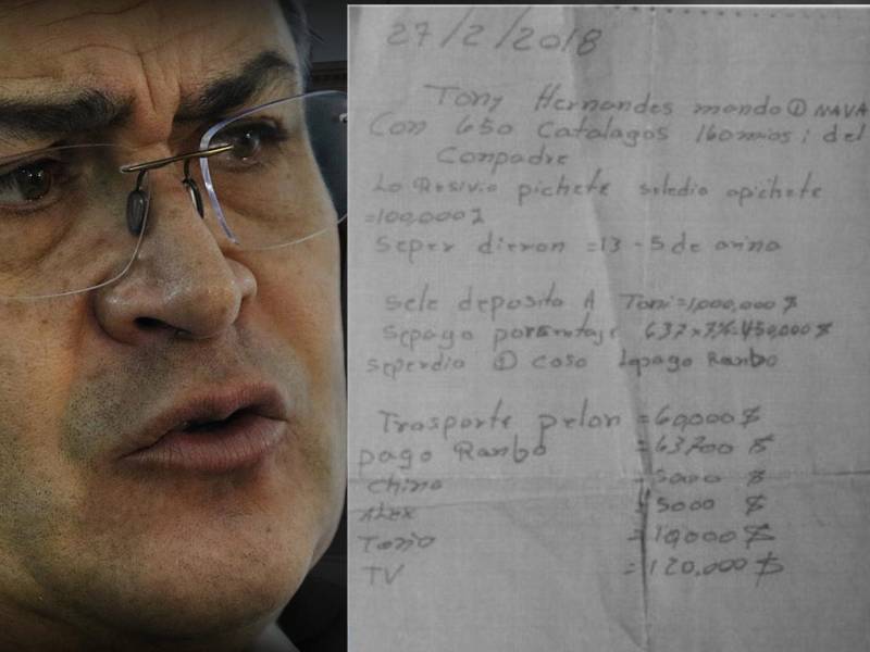 Las narcolibretas fueron presentadas por primera vez por la Fiscalía del Distrito Sur de Nueva York como una de las evidencias que sirvió para la condena por cuatro delitos vinculados al narcotráfico del hermano del presidente Juan Orlando Hernández.