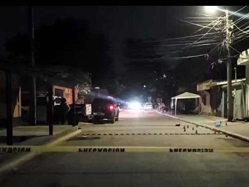 Calle de la colonia La Pradera donde mataron a Edgardo Leonel Martínez García.