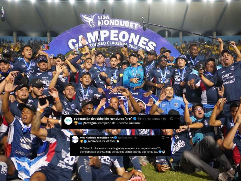 El campeonato de Motagua generó reacciones en la prensa hondureña, que resaltaron tanto la intensidad de la final como la histórica copa 20 del club azul.