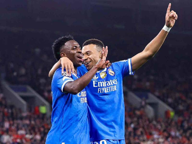 Mbappé y Vinicius brillaron en el triunfo del Real Madrid sobre el Olympiacos.