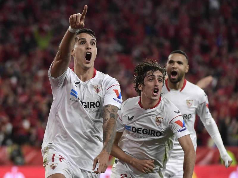 Erik Lamela marcó el gol de la victoria del Sevilla contra la Juventus.